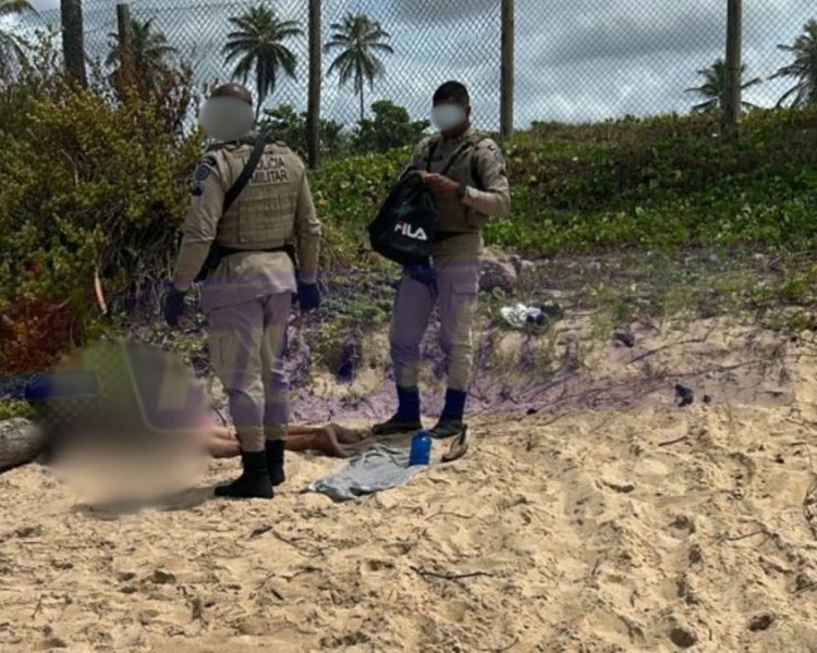 Corpo é encontrado com marca de perfuração na praia de Stella Maris
