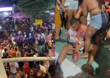 Homem é esfaqueado durante arrastão de Igor Kannário em São Sebastião do Passé