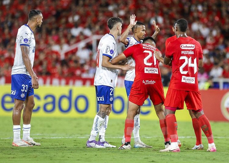 Bahia perde para o América de Cali e é eliminado da Sul-Americana