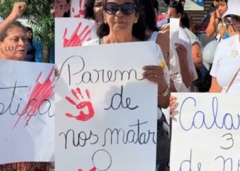 Moradores protestam por Justiça em caso de mortes de três mulheres no Sul baiano