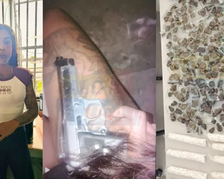 Traficante de 25 anos é presa com drogas em Madre de Deus