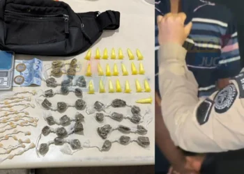 A CASA CAIU! Adolescente de 16 anos é preso com drogas em Candeias