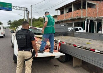 Polícia flagra abate clandestino e venda de carne imprópria em açougue de São Sebastião do Passé
