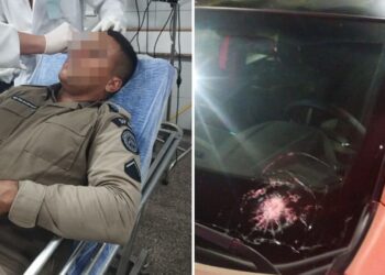 PM fica ferido após viatura ser atingida por tiros disparados por membros do CV em Salvador