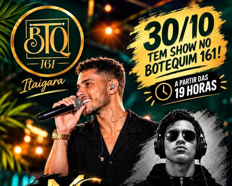 Botequim 161 recebe DJ Wesley e Maurício Souza nesta sexta-feira
